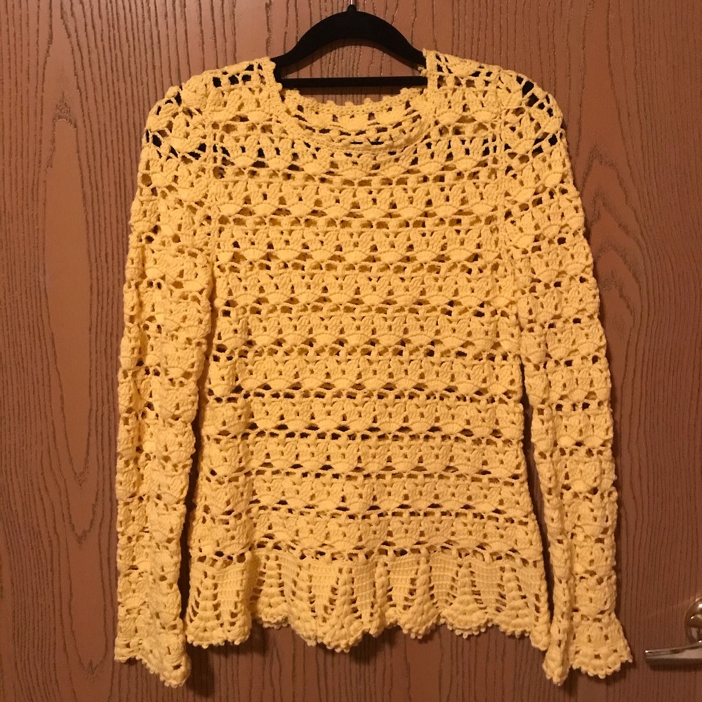 Handmade crochet sweater